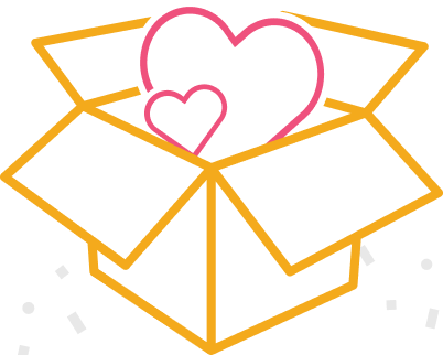 Gift Box with Hearts